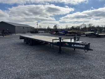 Used 2023 Lamar Trailers 102" x 25' 20k Flatbed Trailer