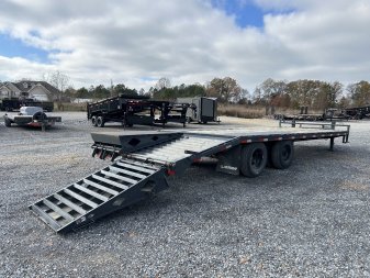 Used 2023 Lamar Trailers 102" x 25' 20k Flatbed Trailer