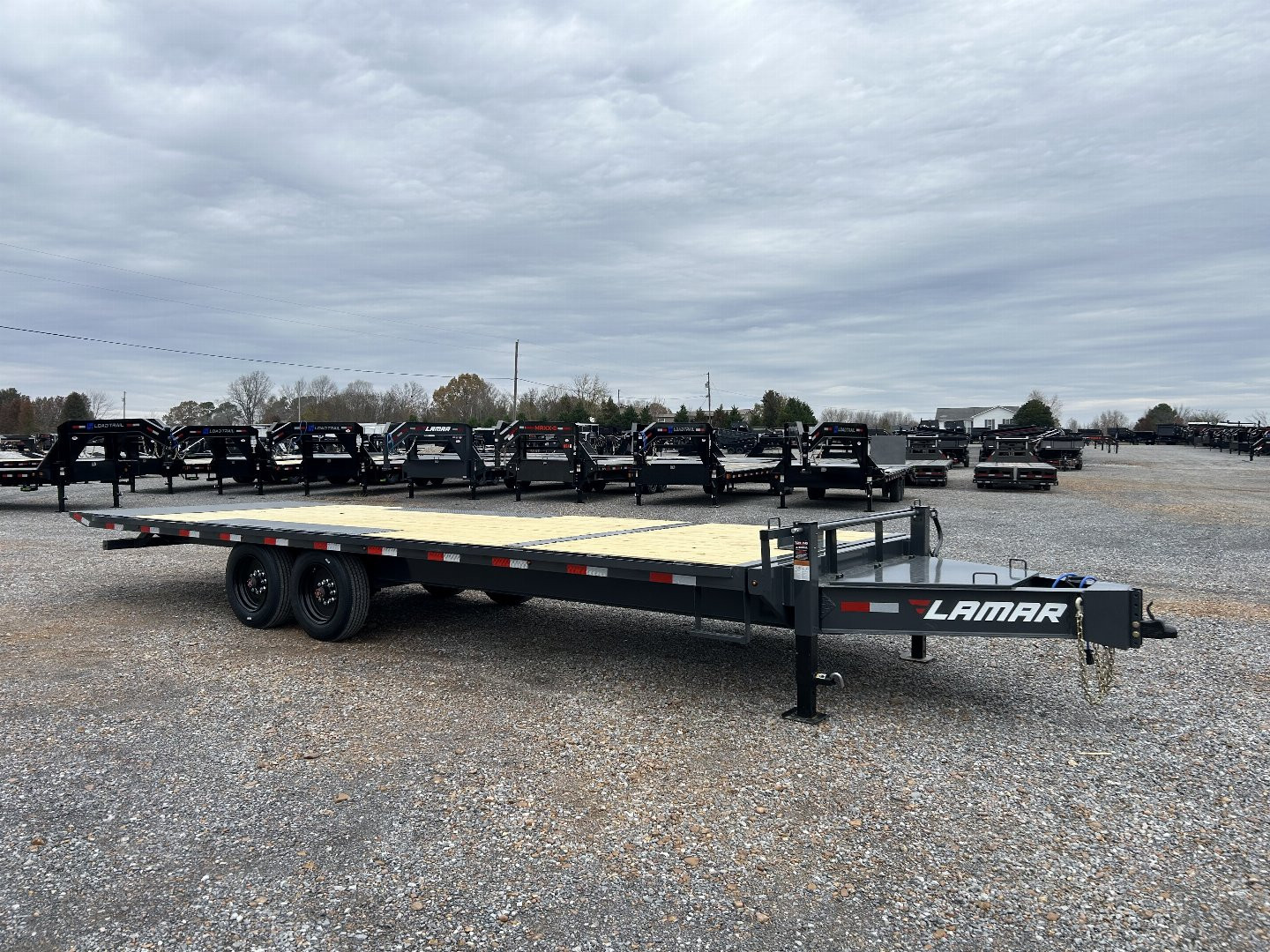 New 2025 Lamar 102"X24' 16K Deckover Tilt Trailer