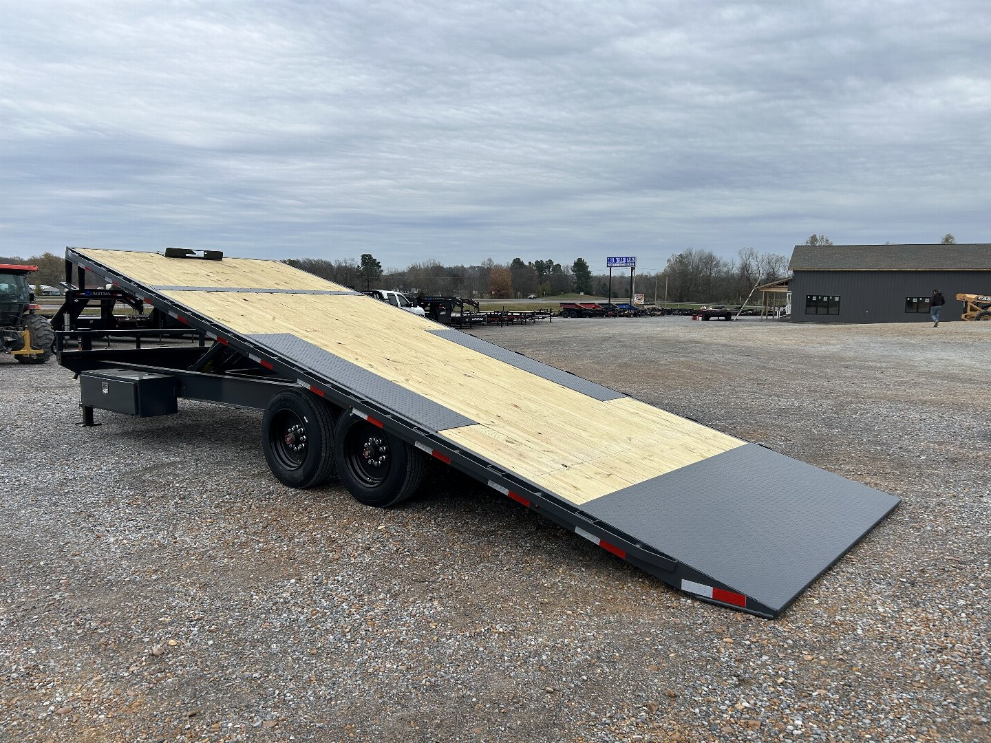 New 2025 Lamar 102"X24' 16K Deckover Tilt Trailer