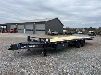 New 2025 Lamar 102"X24' 16K Deckover Tilt Trailer