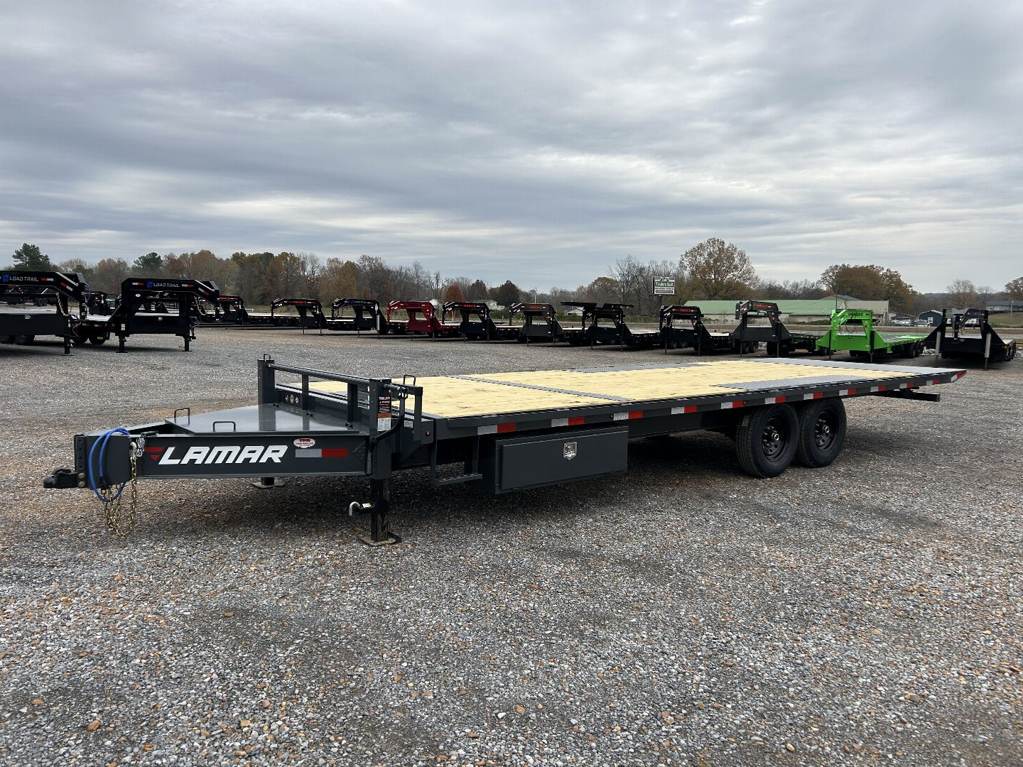 New 2025 Lamar 102"X24' 14K Deckover Tilt Trailer