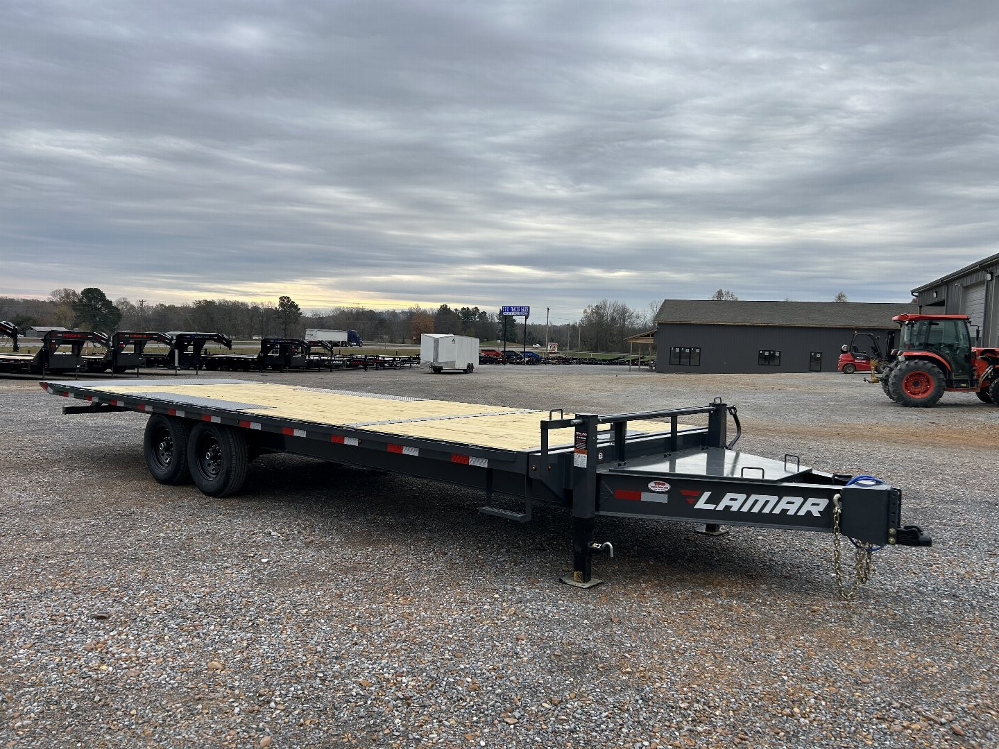 New 2025 Lamar 102"X24' 14K Deckover Tilt Trailer