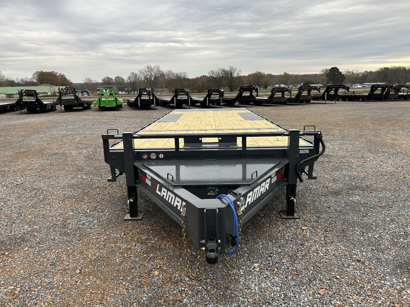 New 2025 Lamar 102"X24' 14K Deckover Tilt Trailer