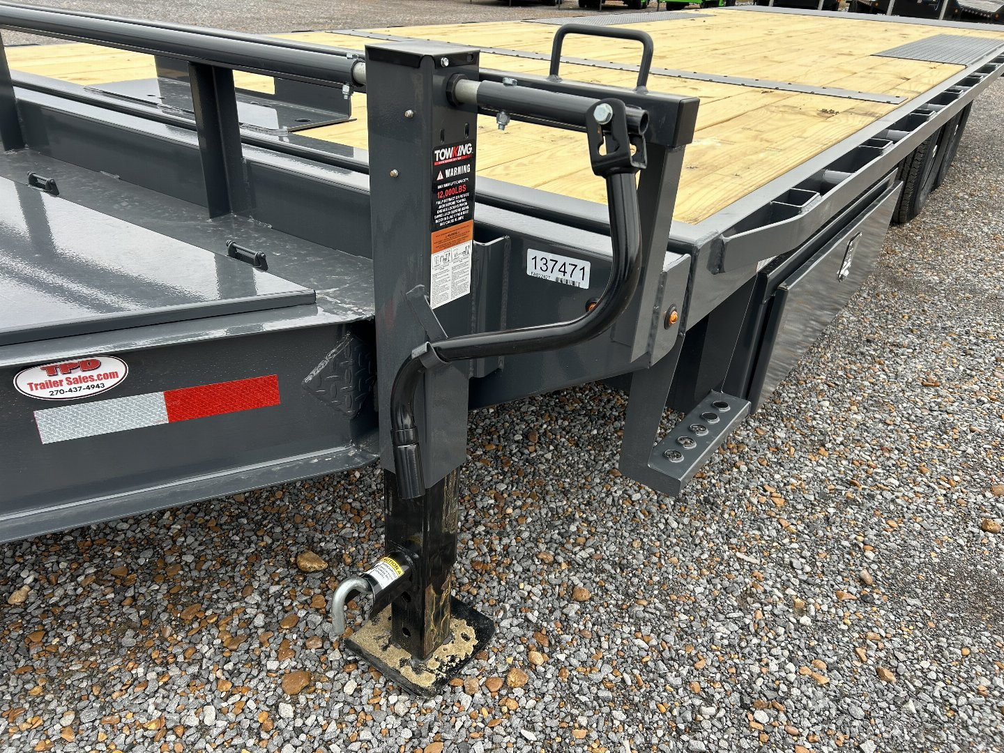New 2025 Lamar 102"X24' 14K Deckover Tilt Trailer