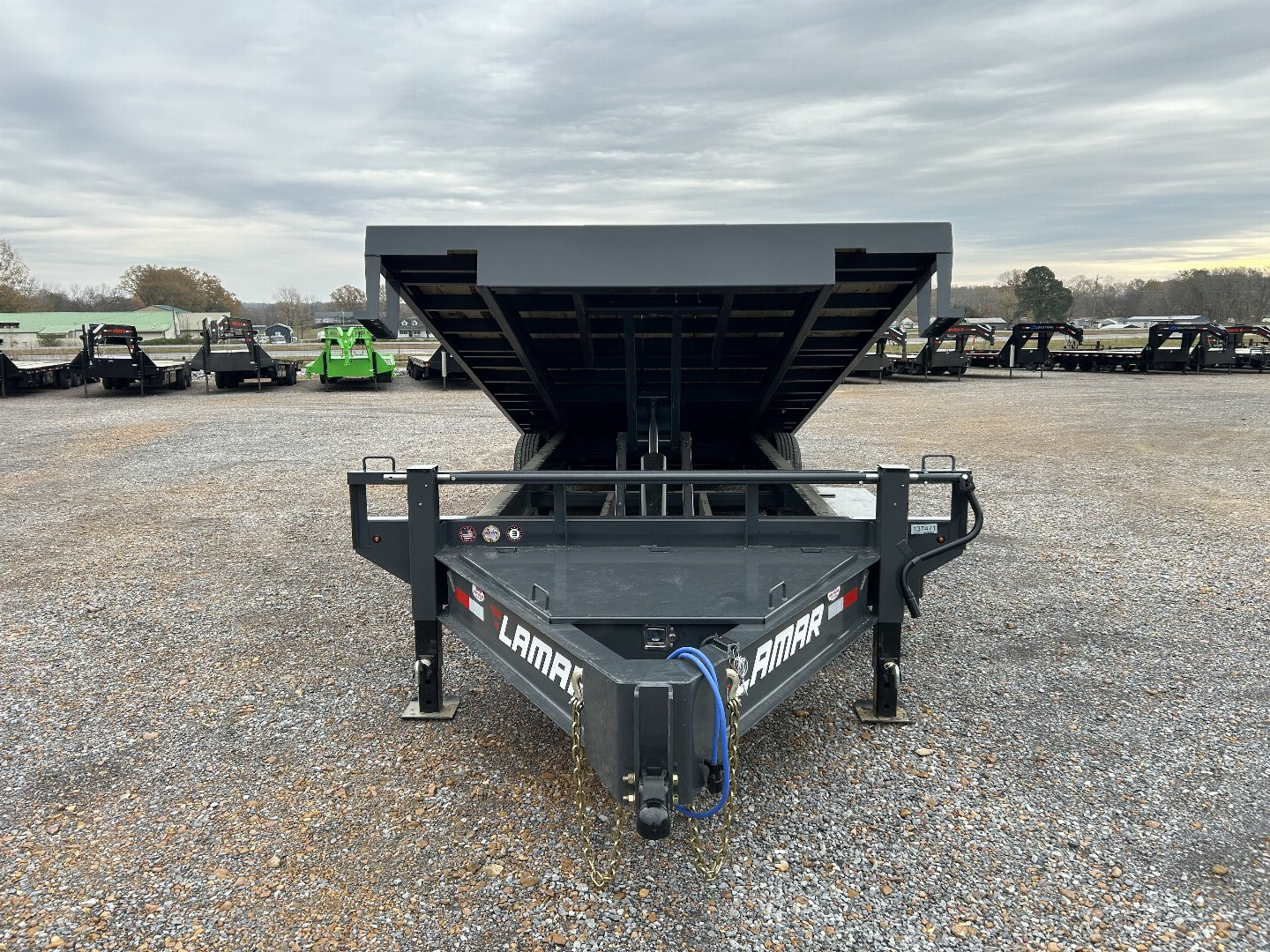 New 2025 Lamar 102"X24' 14K Deckover Tilt Trailer