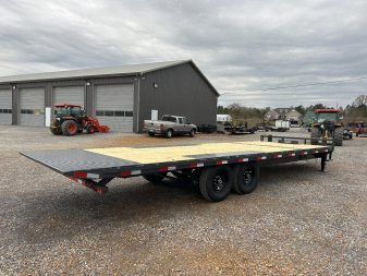 New 2025 Lamar 102"X24' 14K Deckover Tilt Trailer