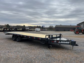 New 2025 Lamar 102"X24' 14K Deckover Tilt Trailer