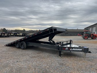 New 2025 Lamar 102"X24' 14K Deckover Tilt Trailer
