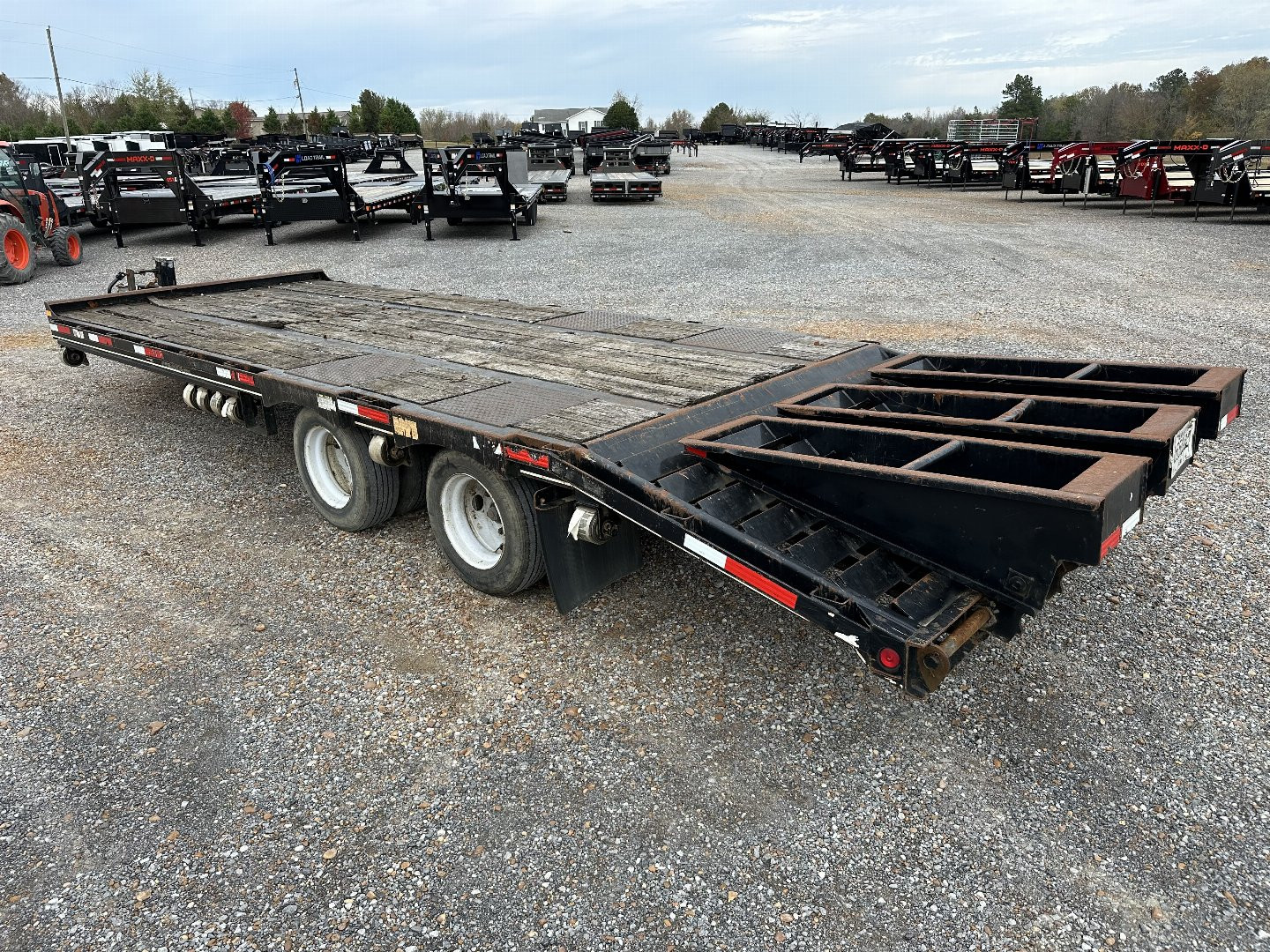 Used 2015 Felling Trailers FT-30-2 Flatbed Trailer