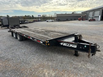 Used 2015 Felling Trailers FT-30-2 Flatbed Trailer