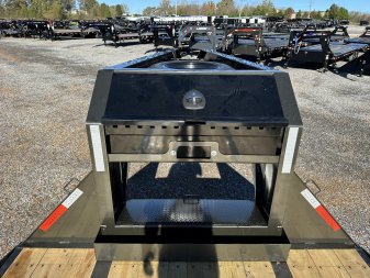 New 2025 MAXXD 102"X34' 40K *ENGINEERED FRAME* HYD DOVE Gooseneck Flatbed Trailer