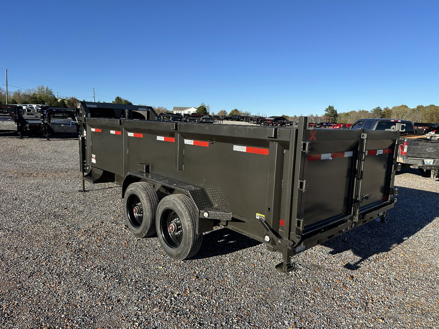 New 2025 MAXXD Gooseneck Dump Trailer | 16' x 83' 24K GVWR