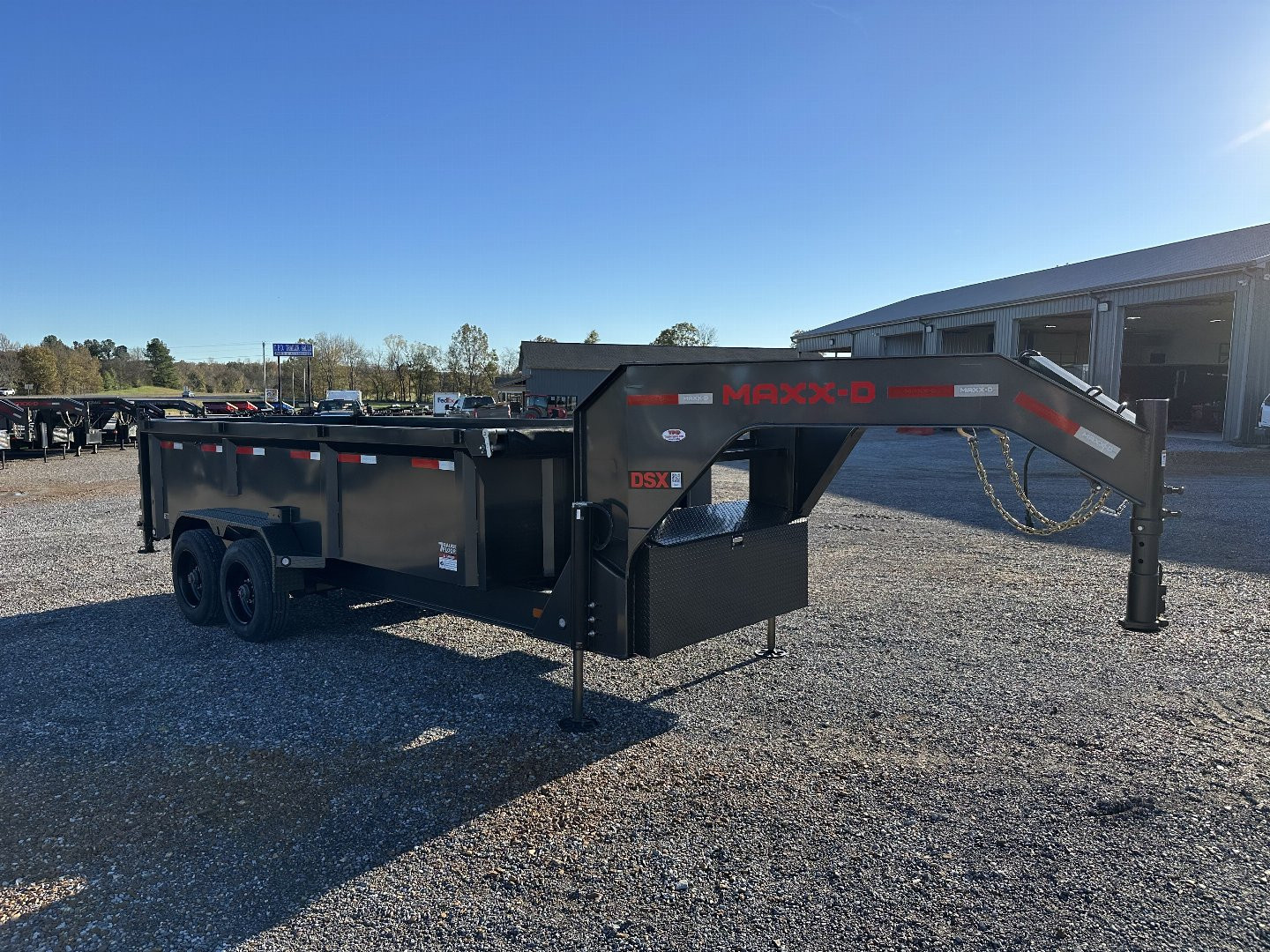 New 2025 MAXXD Gooseneck Dump Trailer | 16' x 83' 24K GVWR
