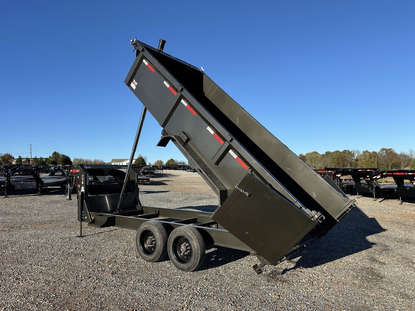 New 2025 MAXXD Gooseneck Dump Trailer | 16' x 83' 24K GVWR