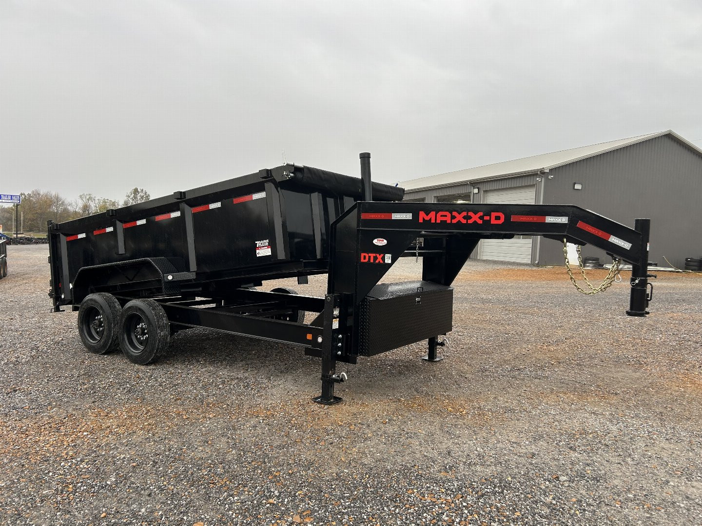 New 2025 MAXXD Gooseneck Dump Trailer | 14' x 83" 18K GVWR