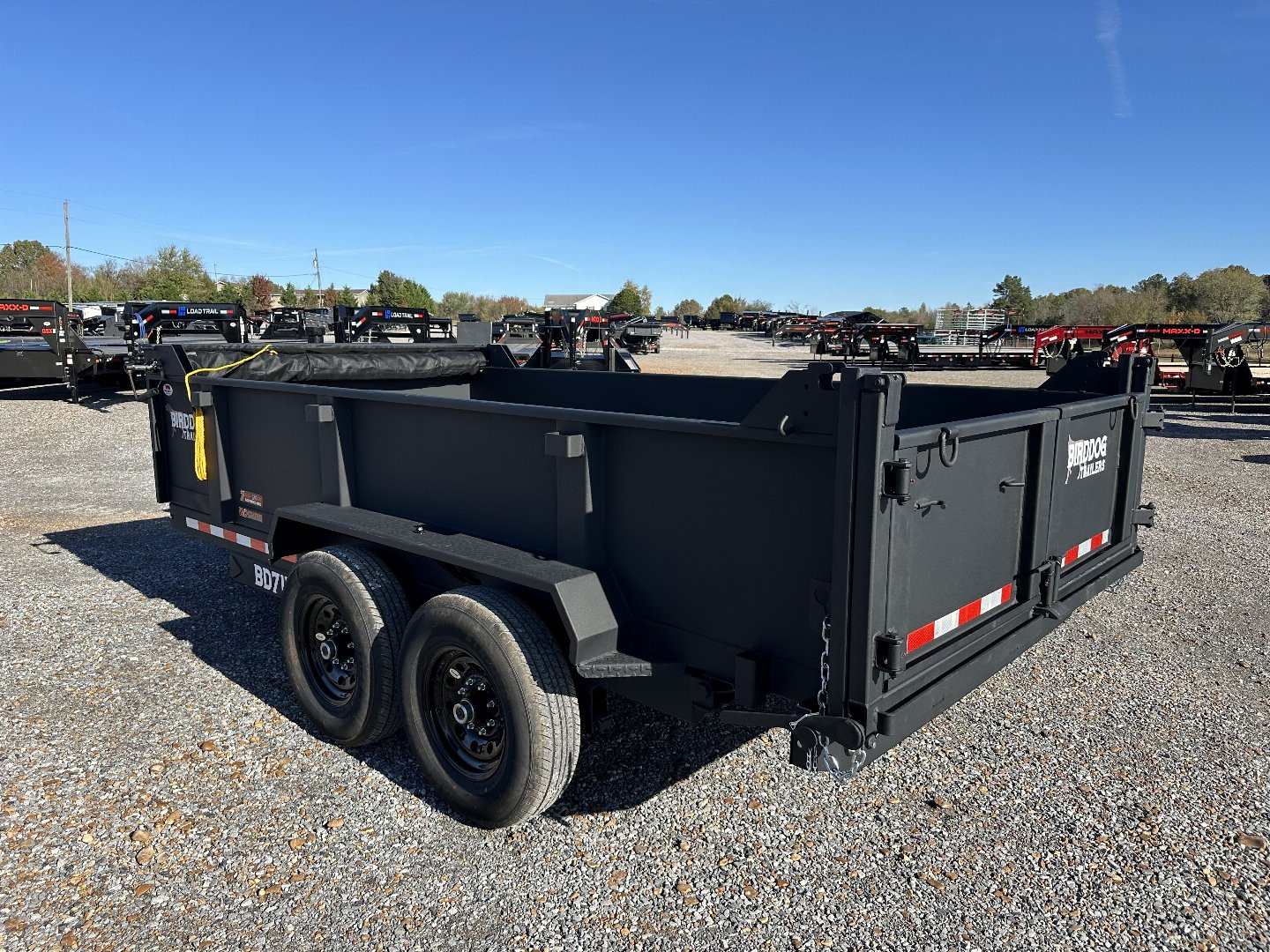 New 2025 Watchdog 7'x14' 14k Telescopic Dump Trailer