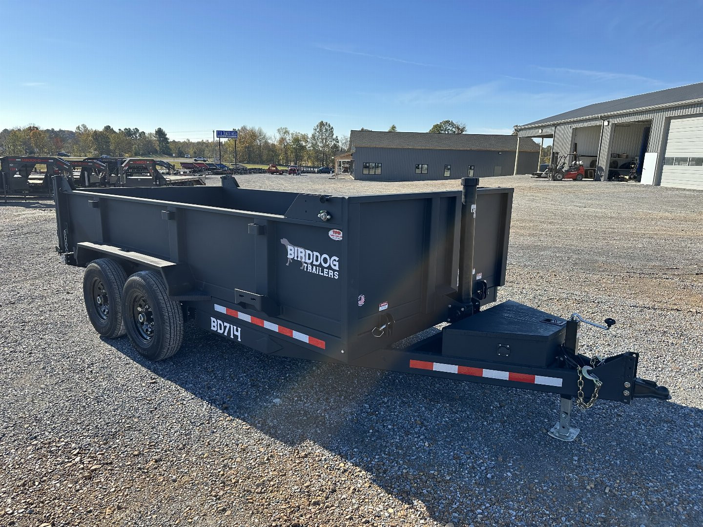 New 2025 Watchdog 7'x14' 14k Telescopic Dump Trailer