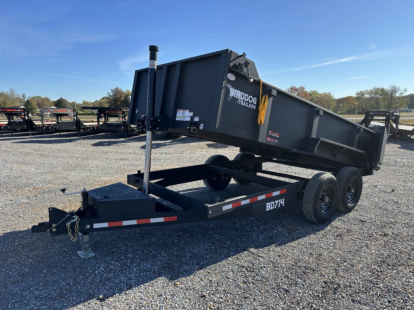 New 2025 Watchdog 7'x14' 14k Telescopic Dump Trailer