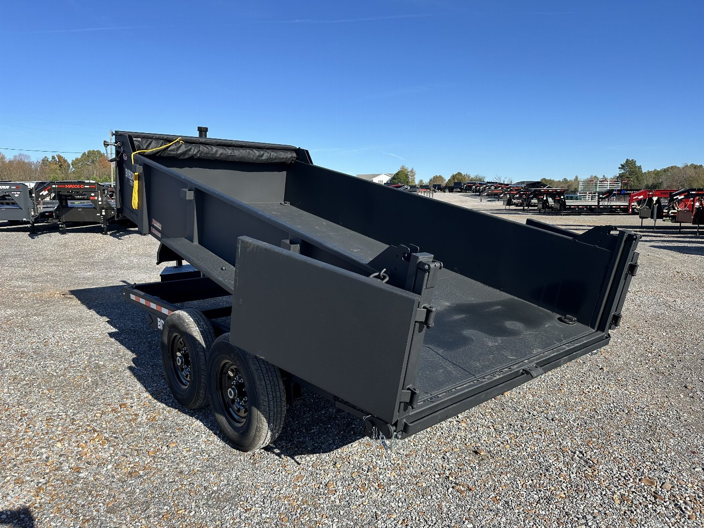 New 2025 Watchdog 7'x14' 14k Telescopic Dump Trailer