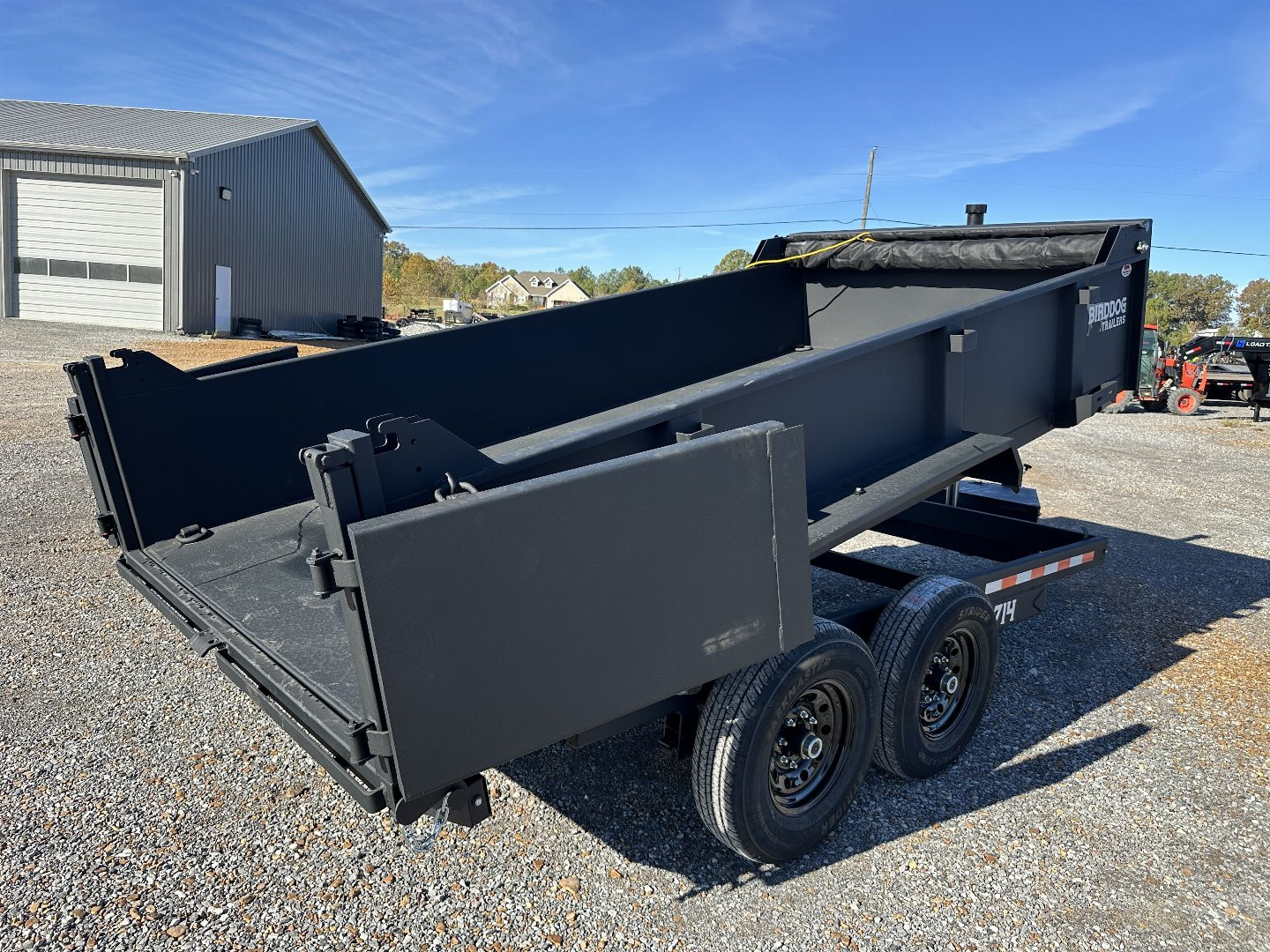 New 2025 Watchdog 7'x14' 14k Telescopic Dump Trailer