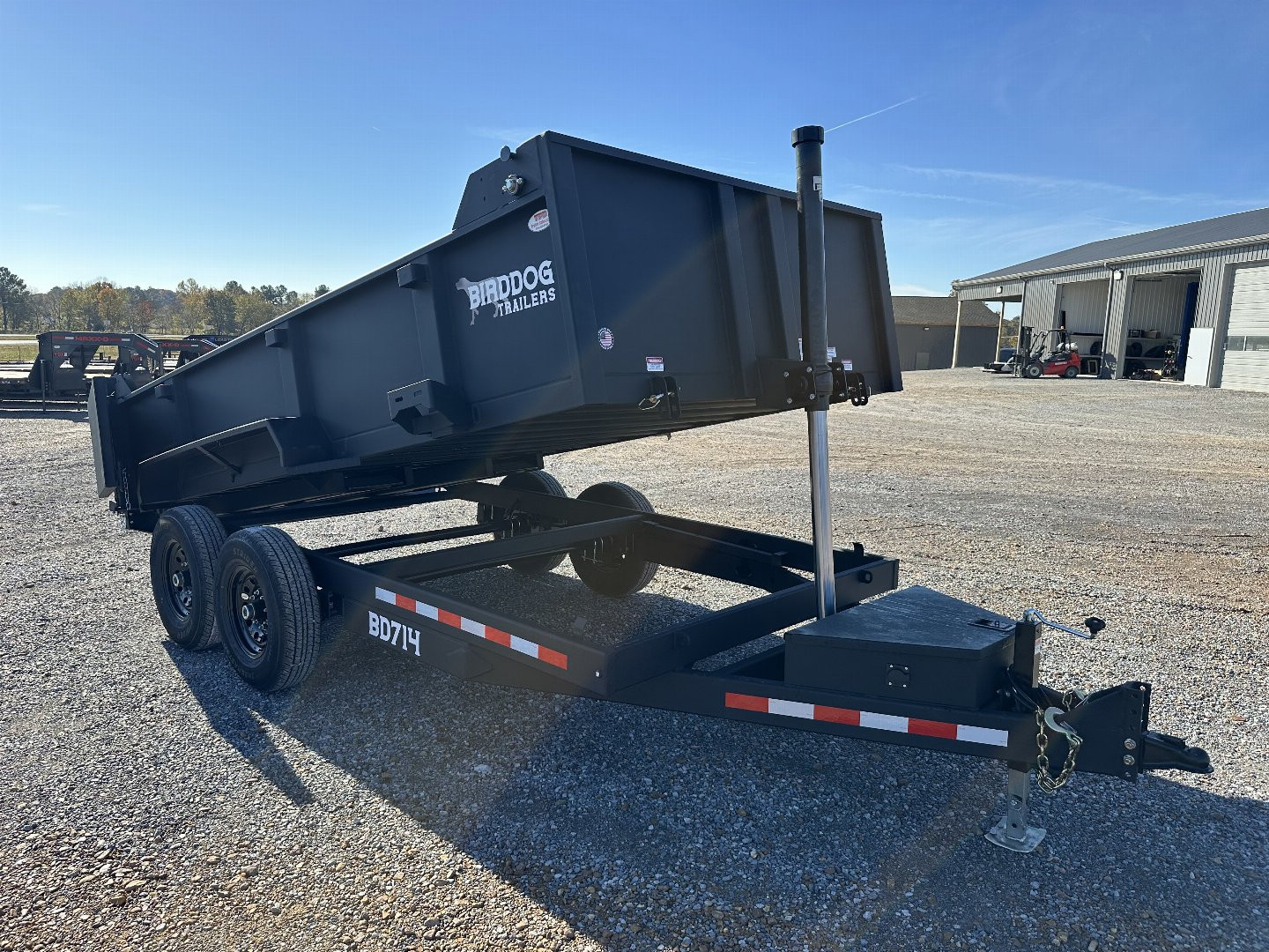 New 2025 Watchdog 7'x14' 14k Telescopic Dump Trailer
