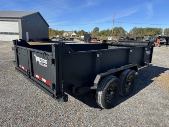 New 2025 Watchdog 7'x14' 14k Telescopic Dump Trailer