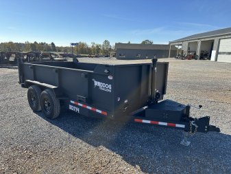 New 2025 Watchdog 7'x14' 14k Telescopic Dump Trailer