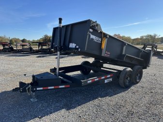 New 2025 Watchdog 7'x14' 14k Telescopic Dump Trailer