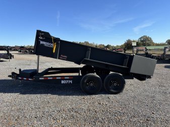 New 2025 Watchdog 7'x14' 14k Telescopic Dump Trailer