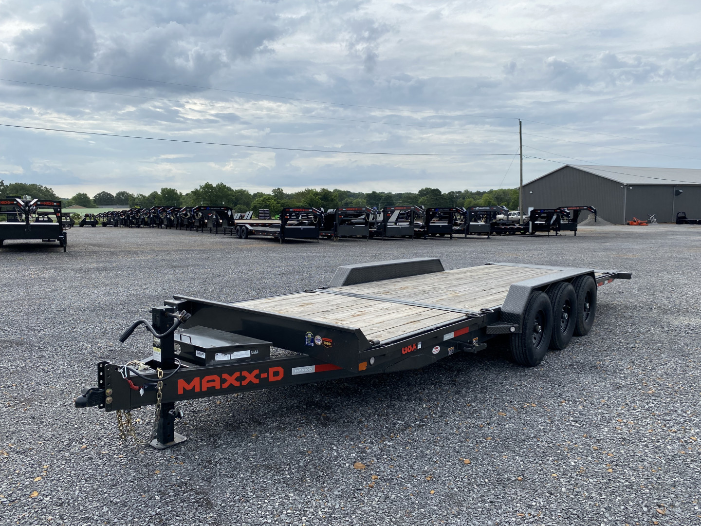 Used 2024 MAXXD 83" X 24' 21K Tilt Equipment Trailer