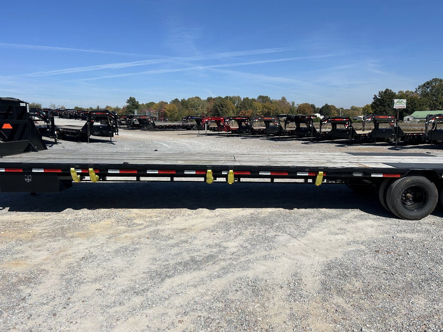Used 2024 RawMaxx 102"x40' 23.9k Gooseneck Flatbed Trailer