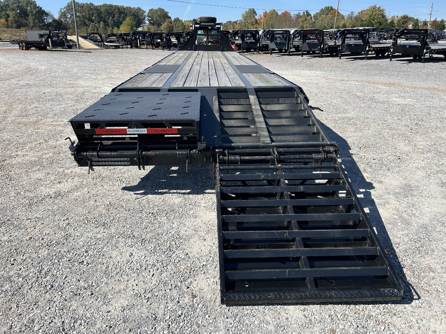 Used 2024 RawMaxx 102"x40' 23.9k Gooseneck Flatbed Trailer