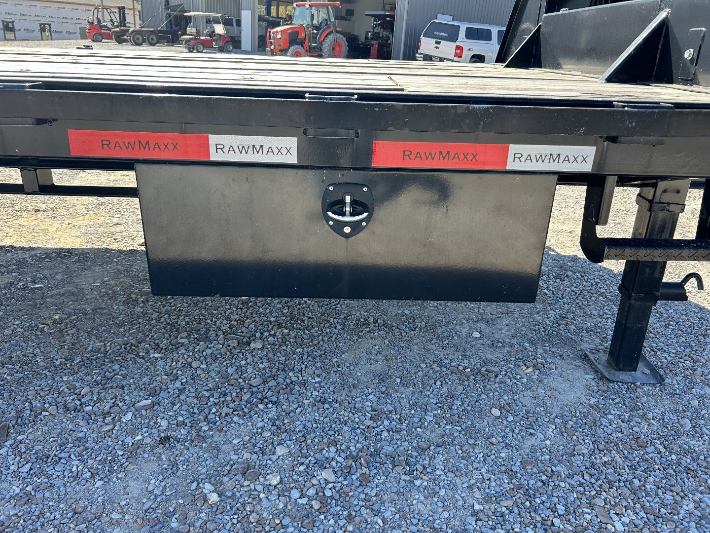 Used 2024 RawMaxx 102"x40' 23.9k Gooseneck Flatbed Trailer