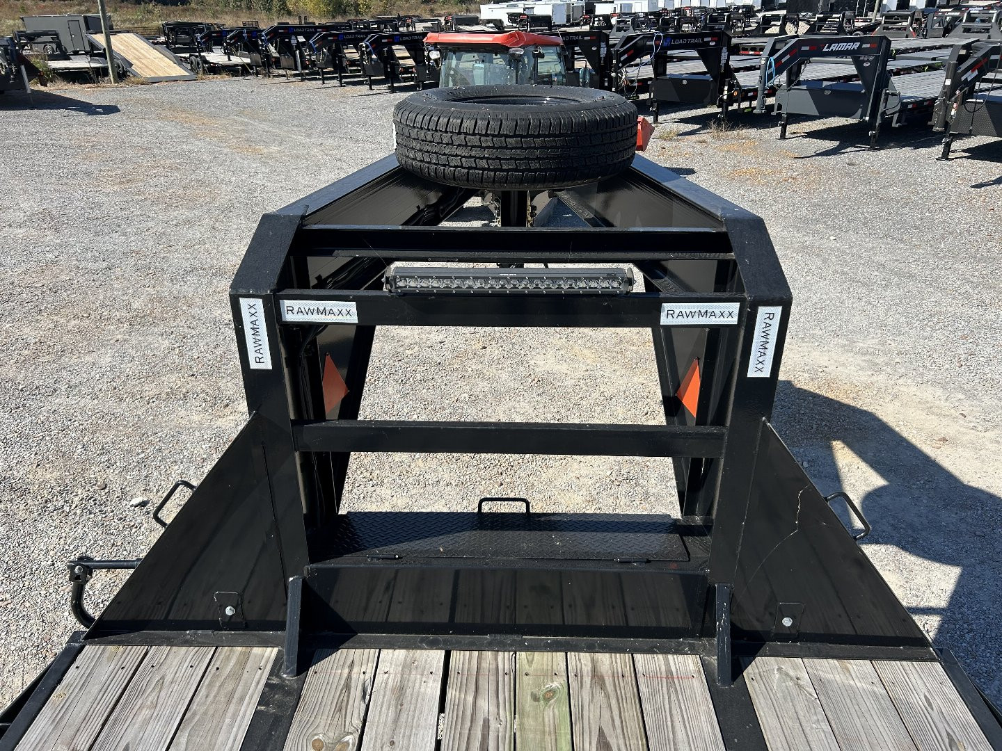 Used 2024 RawMaxx 102"x40' 23.9k Gooseneck Flatbed Trailer