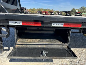 Used 2024 RawMaxx 102"x40' 23.9k Gooseneck Flatbed Trailer