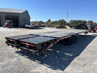 Used 2024 RawMaxx 102"x40' 23.9k Gooseneck Flatbed Trailer