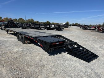 Used 2024 RawMaxx 102"x40' 23.9k Gooseneck Flatbed Trailer