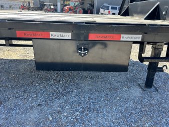 Used 2024 RawMaxx 102"x40' 23.9k Gooseneck Flatbed Trailer