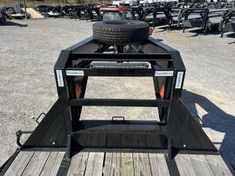 Used 2024 RawMaxx 102"x40' 23.9k Gooseneck Flatbed Trailer