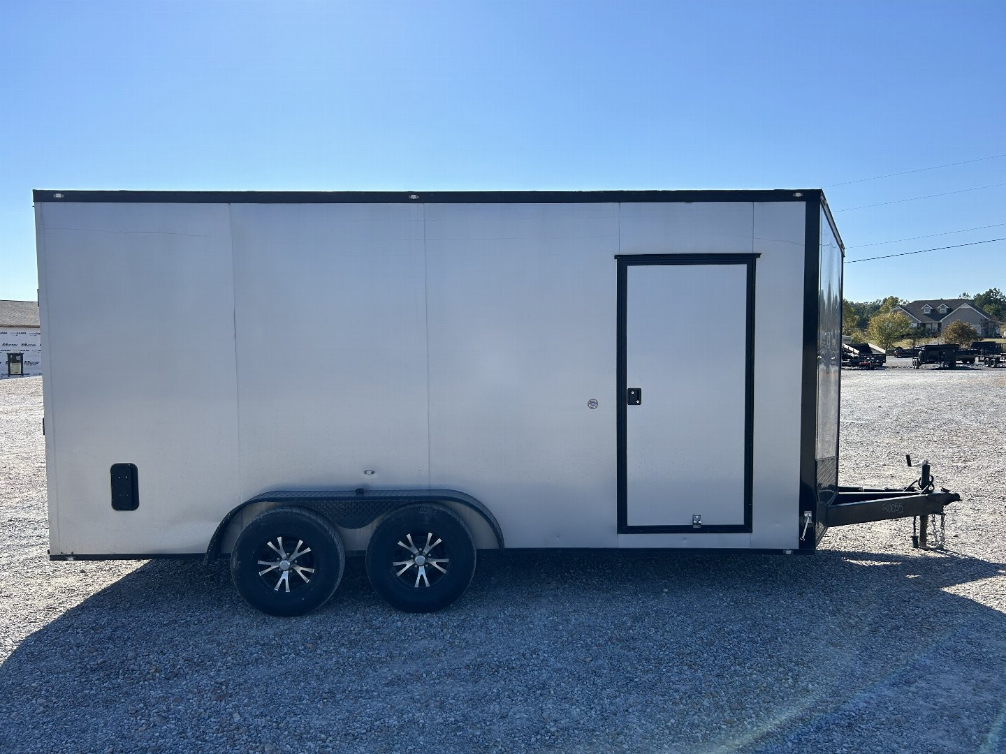 Used 2021 Spartan 7'x16' 7k Enclosed Trailer