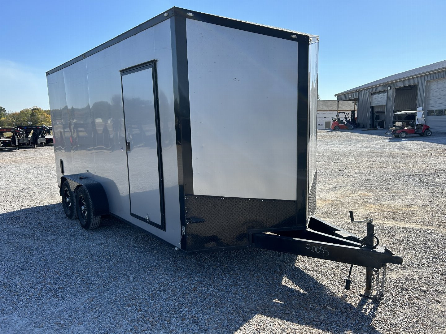 Used 2021 Spartan 7'x16' 7k Enclosed Trailer