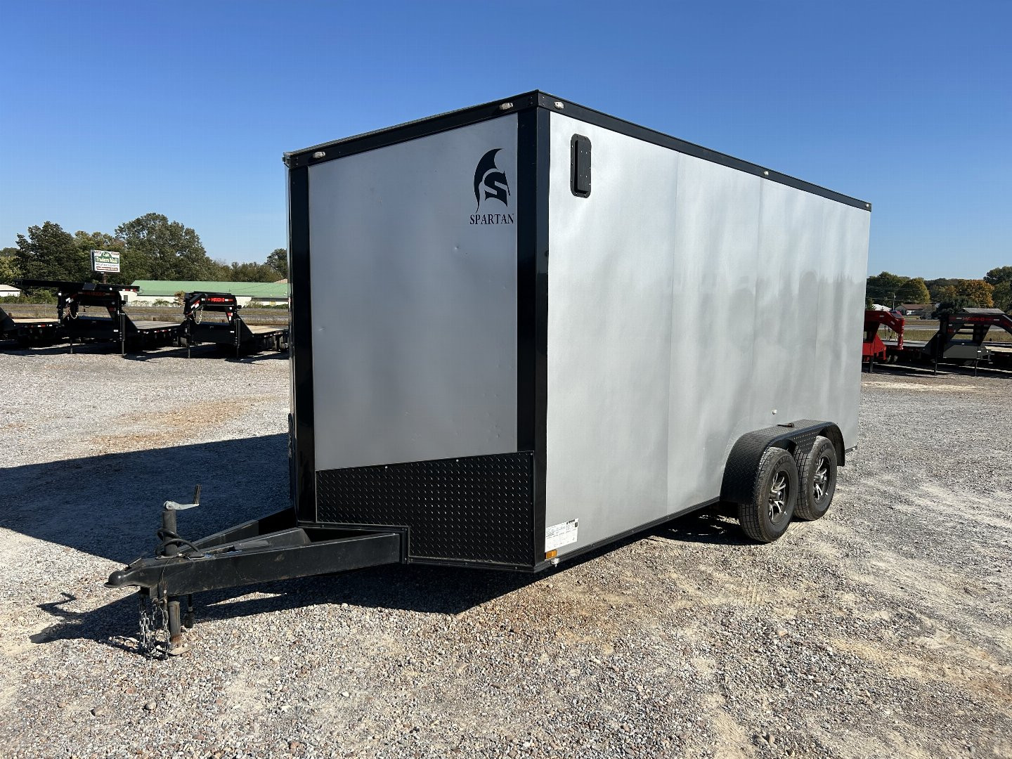 Used 2021 Spartan 7'x16' 7k Enclosed Trailer