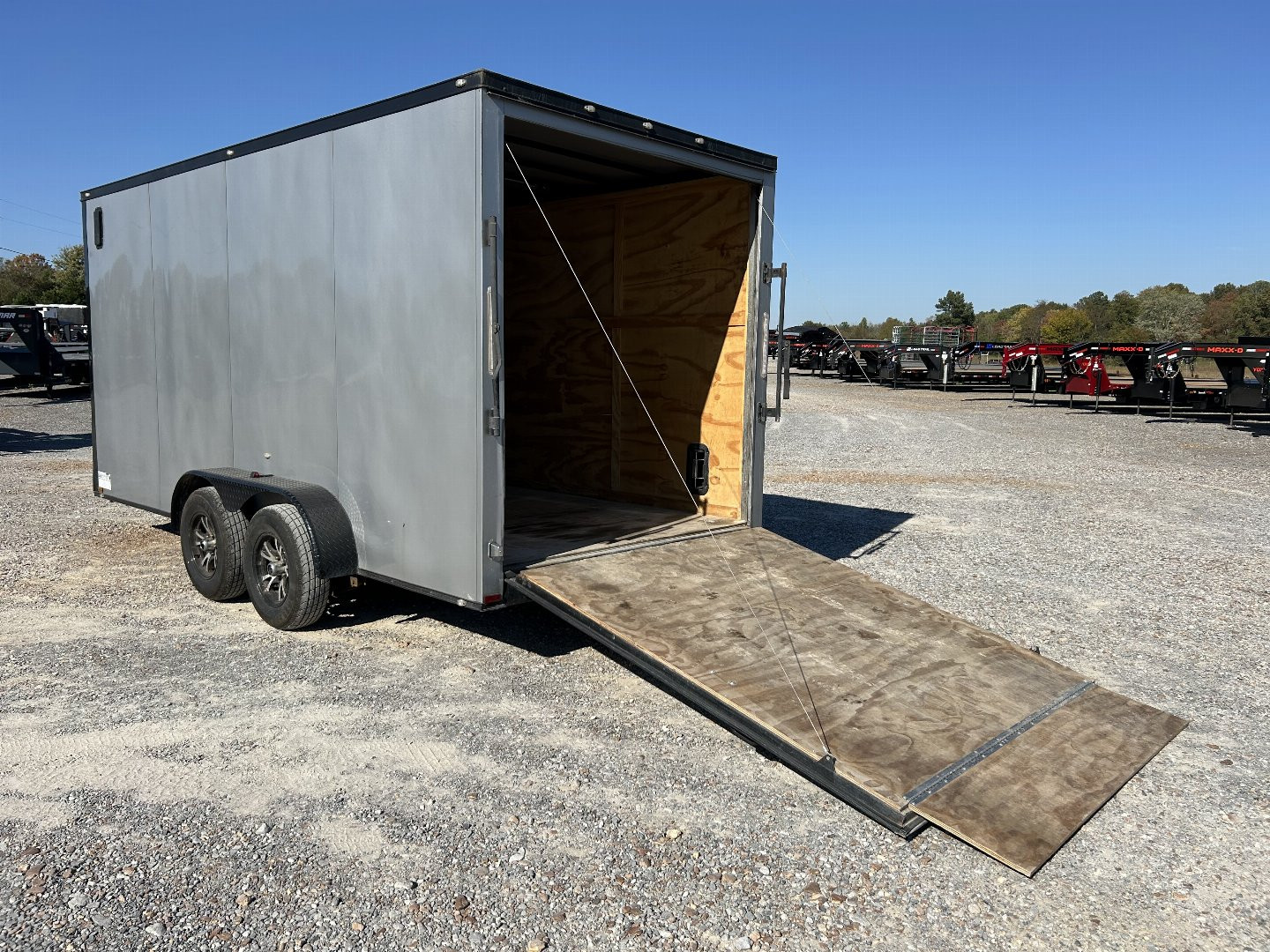 Used 2021 Spartan 7'x16' 7k Enclosed Trailer