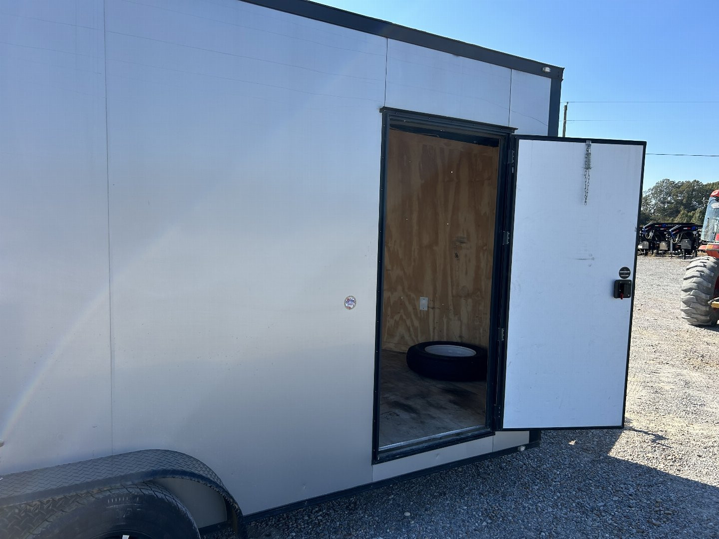 Used 2021 Spartan 7'x16' 7k Enclosed Trailer