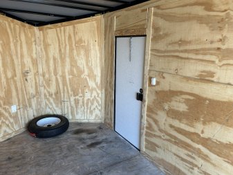 Used 2021 Spartan 7'x16' 7k Enclosed Trailer