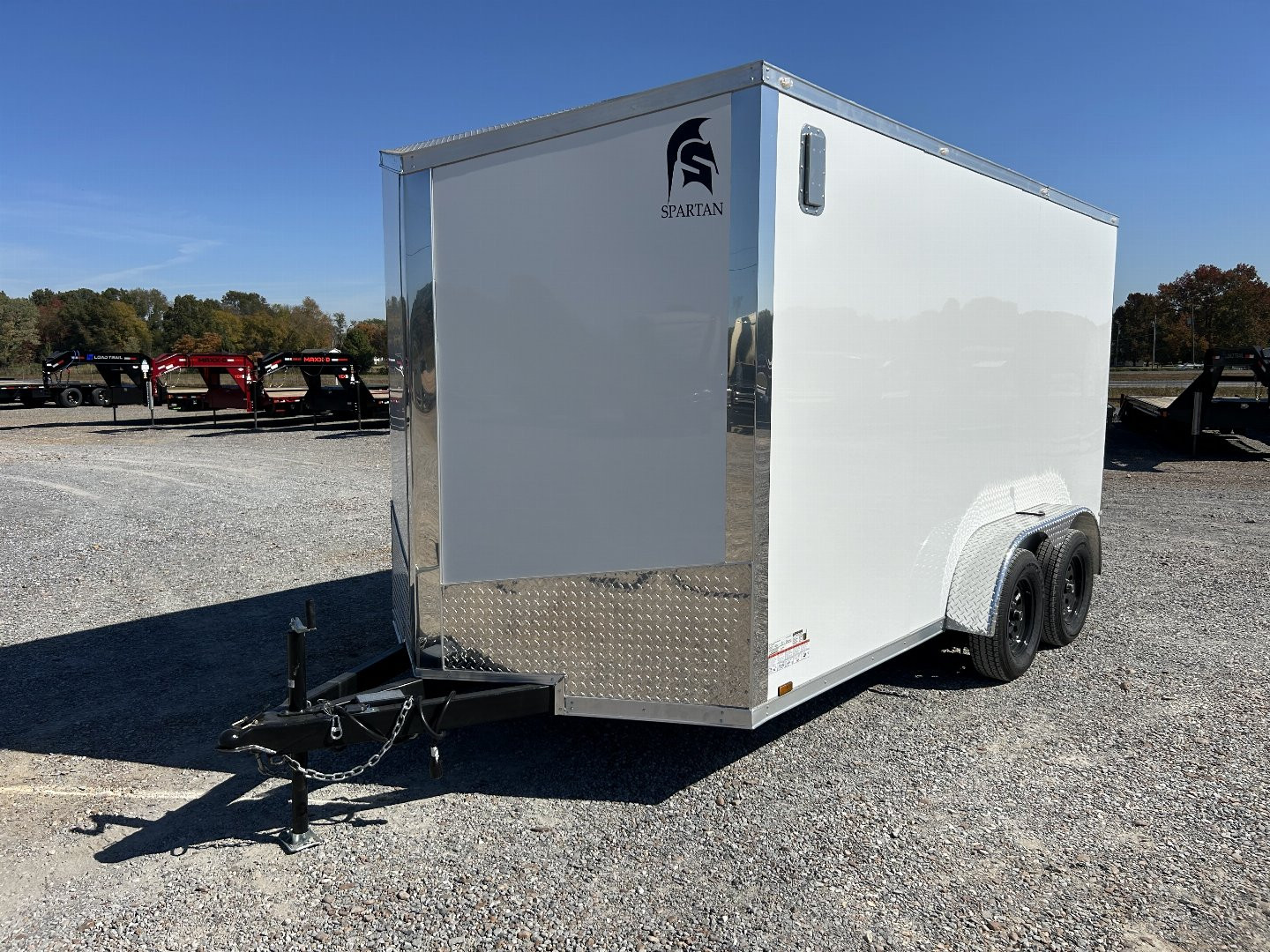 New 2025 Spartan 7'x14' 7k Enclosed Trailer *SCREWLESS POLYCORE*