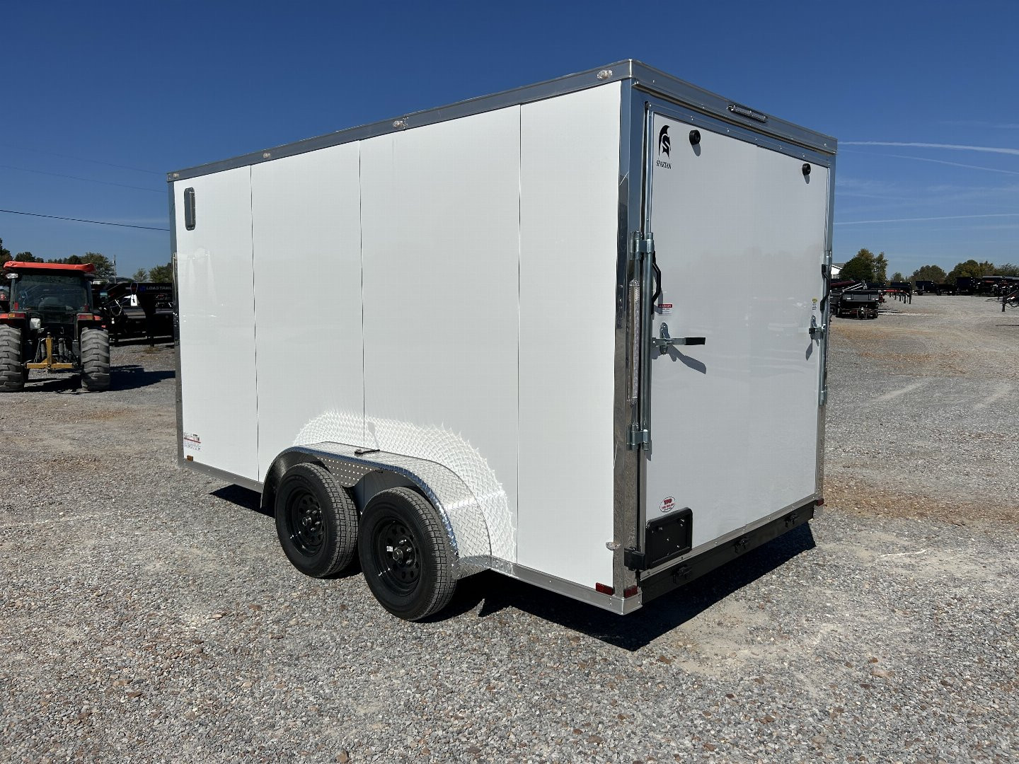 New 2025 Spartan 7'x14' 7k Enclosed Trailer *SCREWLESS POLYCORE*