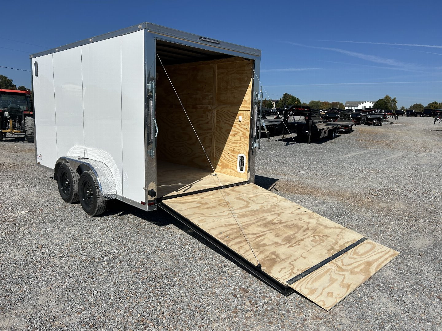 New 2025 Spartan 7'x14' 7k Enclosed Trailer *SCREWLESS POLYCORE*