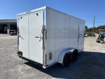 New 2025 Spartan 7'x14' 7k Enclosed Trailer *SCREWLESS POLYCORE*